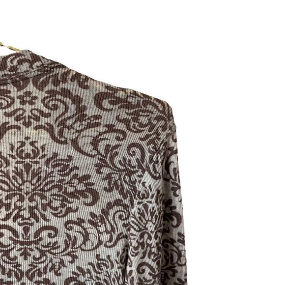 Athleta Burnout Long Sleeve Tee Top With Built in Tank Size Large - Picture 11 of 12